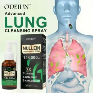 ODEIUN® 3X Mullein Lung Spray Flush Out Tar Phlegm for Smokers COPD